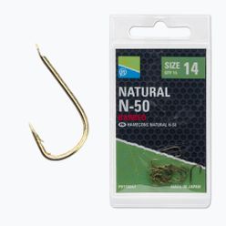 Haczyki wędkarskie Preston Innovations Natural N-50 15 szt. złote P0150057