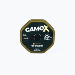 Plecionka przyponowa karpiowa RidgeMonkey Connexion CamoX Stiff Coated Hooklink brązowa RMT319