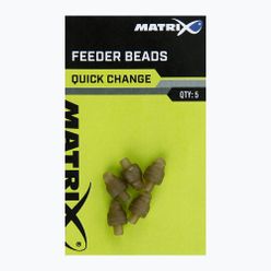 Łączniki feederowe Matrix Quick Change Feeder Beads 5 szt. brązowe GAC379