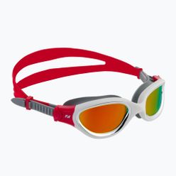 Okulary do pływania ZONE3 Venator-X Swim silver/white/red SA21GOGVE108