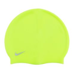 Czepek pływacki dziecięcy Nike Solid Silicone żółty TESS0106