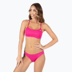 Strój pływacki dwuczęściowy damski Nike Essential Sports Bikini różowy NESSA211-672