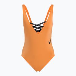 Strój pływacki jednoczęściowy damski Nike Sneakerkini U-Back Peach Cream NESSC254
