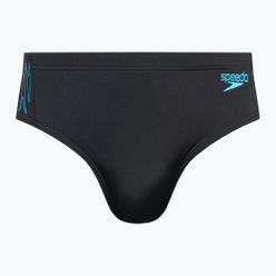 Slipy kąpielowe męskie Speedo Hyper Boom Splice Brief czarno-niebieskie 8-00301715147