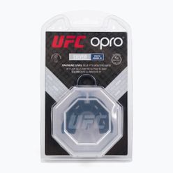 Ochraniacz szczęki dziecięcy Opro UFC Silver czerwony