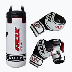 Zestaw worek + rękawice bokserski dziecięcy RDX Punch Bag 2Pcs biały 3JPB-4W-2FT