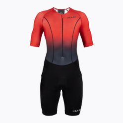 Kombinezon triathlonowy męski HUUB Commit Long Course Suit czarno-czerwony COMLCS