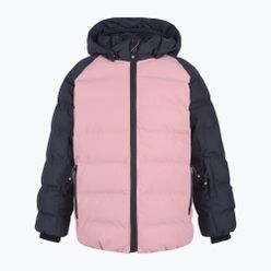 Kurtka narciarska dziecięca Color Kids Ski Jacket Quilted AF 10.000 różowo-czarna 740694