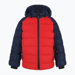 Kurtka narciarska dziecięca Color Kids Ski Jacket Quilted AF 10.000 czerwono-czarna 740695