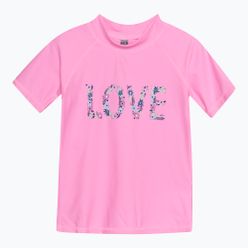 Koszulka do pływania dziecięca Color Kids Print różowa CO7201305708