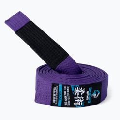 Pas do brazylijskiego jiu-jitsu męski Ground Game fioletowy GIBELTPUR01