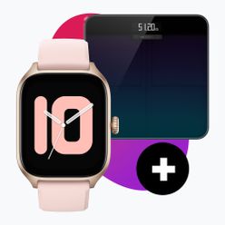 Zegarek + Waga Amazfit GTS 4 różowy W2168EU3N