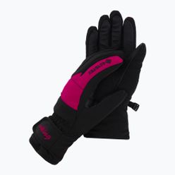 Rękawice narciarskie damskie Viking Sherpa GTX Ski czarno-różowe 150/22/9797/46
