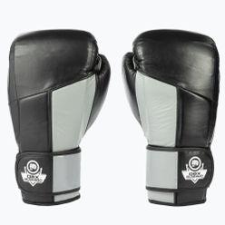 Rękawice bokserskie DBX BUSHIDO Muay Thai ze skóry naturalnej czarne ARB-431sz