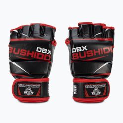 Rękawice treningowe do MMA i treningu na worku DBX BUSHIDO czarno-czerwone E1V6-M