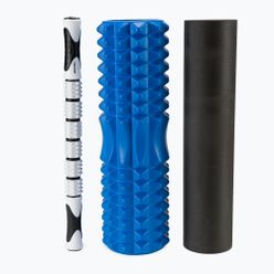 Zestaw wałków do masażu Spokey Mixroll czarno-niebieski 929955