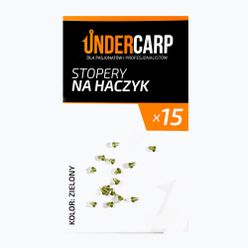 Stopery karpiowe UNDERCARP na haczyk zielone UC188
