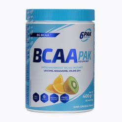 BCAA 6PAK aminokwasy 400g pomarańcza-kiwi PAK/013#POMKI
