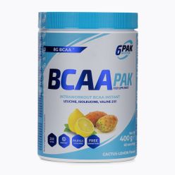 BCAA 6PAK PAK aminokwasy 400g kaktus-cytryna PAK/013#KAKCY
