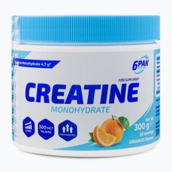 Creatine Monohydrate 6PAK kreatyna 300g pomarańcza PAK/243
