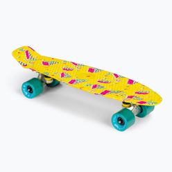 Deskorolka fiszka Fish Skateboards Print Memphis żółta FS-FB-MEM-SIL-SGRE