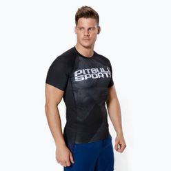 Rashguard męski Pitbull West Coast T-S Rash Master Of Boxing black