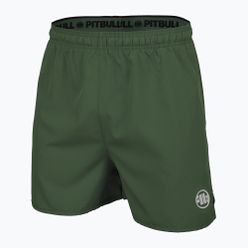 Spodenki treningowe męskie Pitbull Performance Small Logo zielone 992203360001