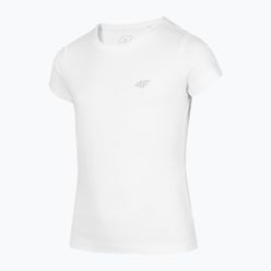 T-shirt dziecięcy 4F biały HJZ22-JTSD001