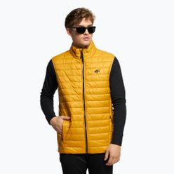 Bezrękawnik trekkingowy męski 4F KUMP001 yellow