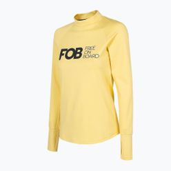 Koszulka termoaktywna damska 4F żółta H4Z22-BIDD030