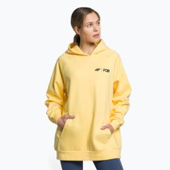 Bluza snowboardowa damska 4F żółta H4Z22-BLD012