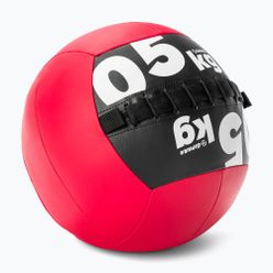 Piłka wall ball Gipara 5 kg czerwona 3093