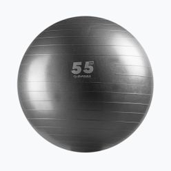 Piłka gimnastyczna Gipara Fitness szara 3141 55 cm