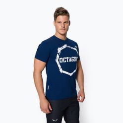 Koszulka męska Octagon Logo Smash niebieska
