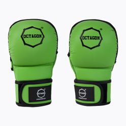 Rękawice grapplingowe Octagon Kevlar MMA sparingowe zielone