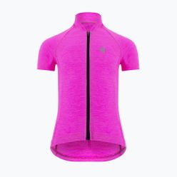 Koszulka rowerowa dziecięca Quest Favola różowa