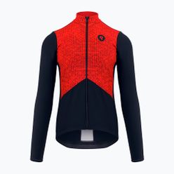 Bluza rowerowa męska Quest Tokyo czerwono-czarna S21/BLUZA-TOKYO-RED-MAN