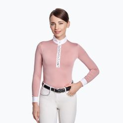 Koszula konkursowa longsleeve damska FERA Equestrian Nebula różowa 1.1.l