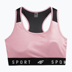 Biustonosz fitness 4F F051 light pink