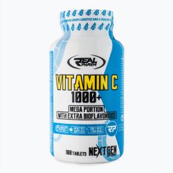 Vitamin C 1000+ Real Pharm witamina C z ekstraktem dzikiej róży 100 tabletek 666671