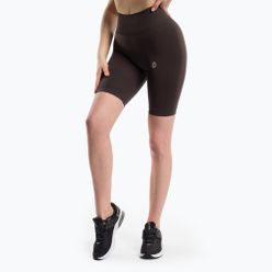 Spodenki treningowe damskie Gym Glamour Flexible Brownie 434