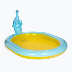Basen dziecięcy z fontanną AQUASTIC niebiesko-żółty ASP-180E