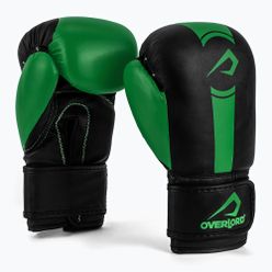 Rękawice bokserskie Overlord Boxer czarno-zielone 100003-GR
