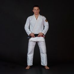 GI do brazylijskiego jiu-jitsu męskie  Ground Game Champion 2.0 białe GICHNEWWHI