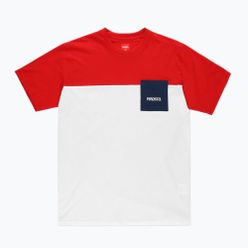 T-shirt męski PROSTO Pockes czerwony KL222MTEE1011