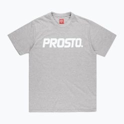 T-shirt męski PROSTO Classic XXII szary KL222MTEE1072