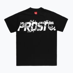 T-shirt męski PROSTO Plusrain czarny KL222MTEE1161
