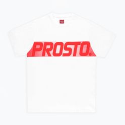 T-shirt męski PROSTO Visio biały KL222MTEE1181