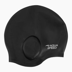 Czepek pływacki na uszy AQUA-SPEED Ear Cap 07 czarny 128