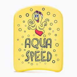 Deska do pływania dziecięca AQUA-SPEED Kiddie Octopus żółta 6897